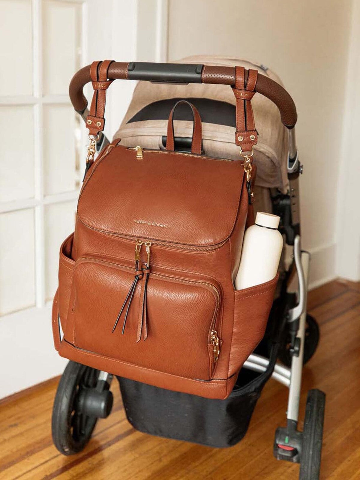 Lullaby Diaper Backpack Chestnut | Poppy and Peonies – www