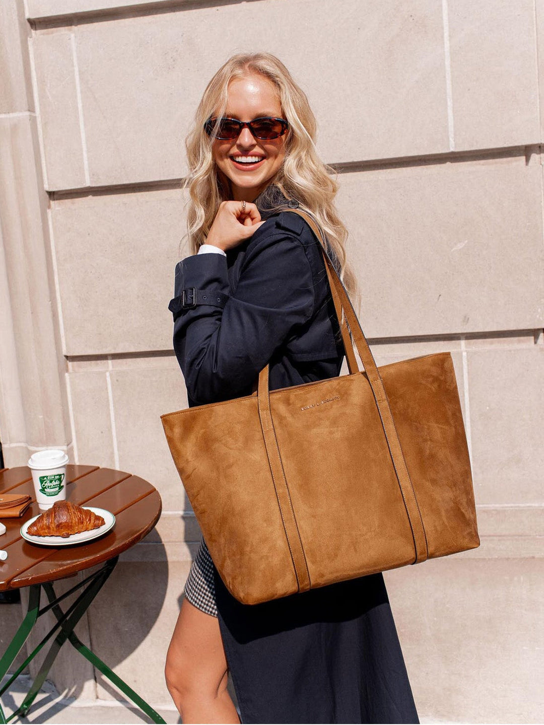 The Edit Tote Cognac