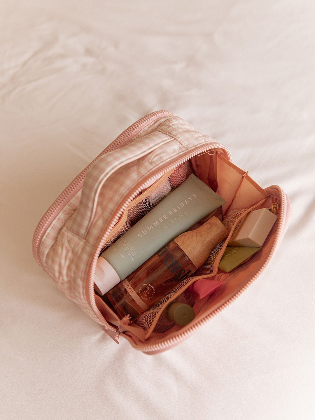 Companion Cosmetic Pink Gingham