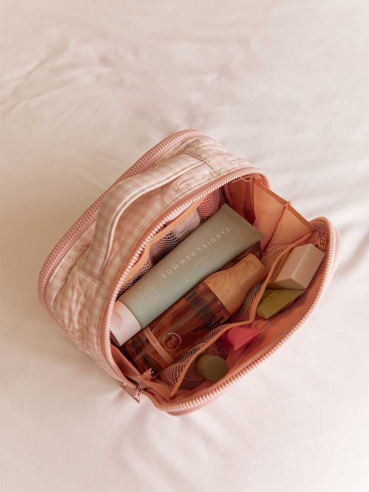 Companion Cosmetic Pink Gingham
