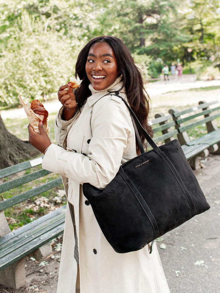 The Edit Tote Black