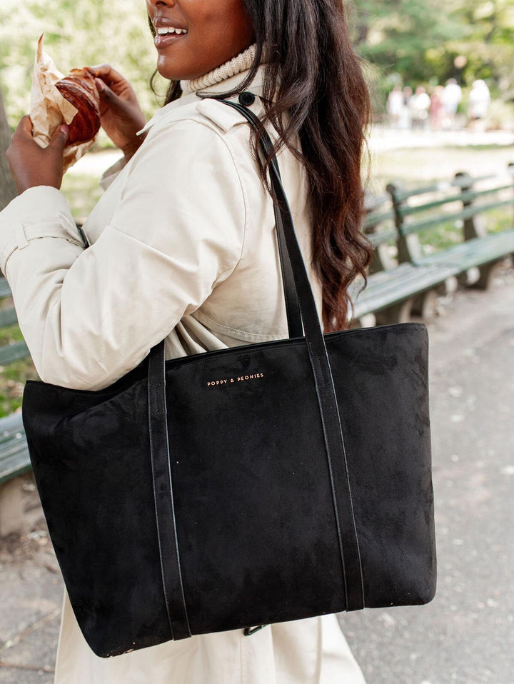The Edit Tote Black