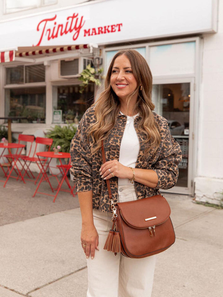 DOWNTOWN CROSSBODY Chestnut