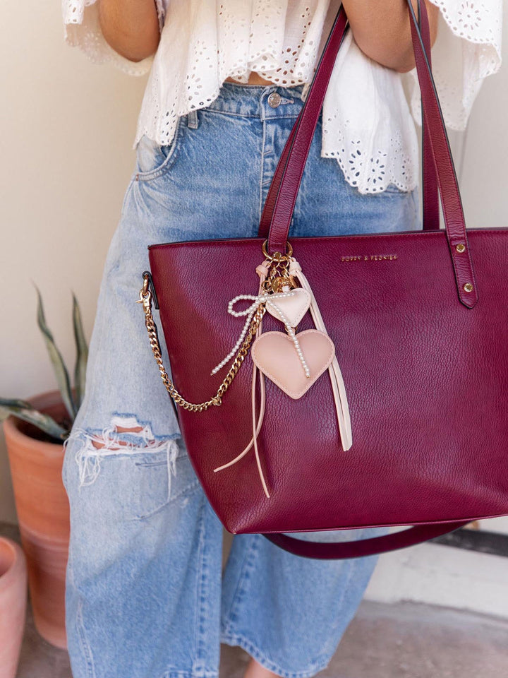 Heart Bag Charm