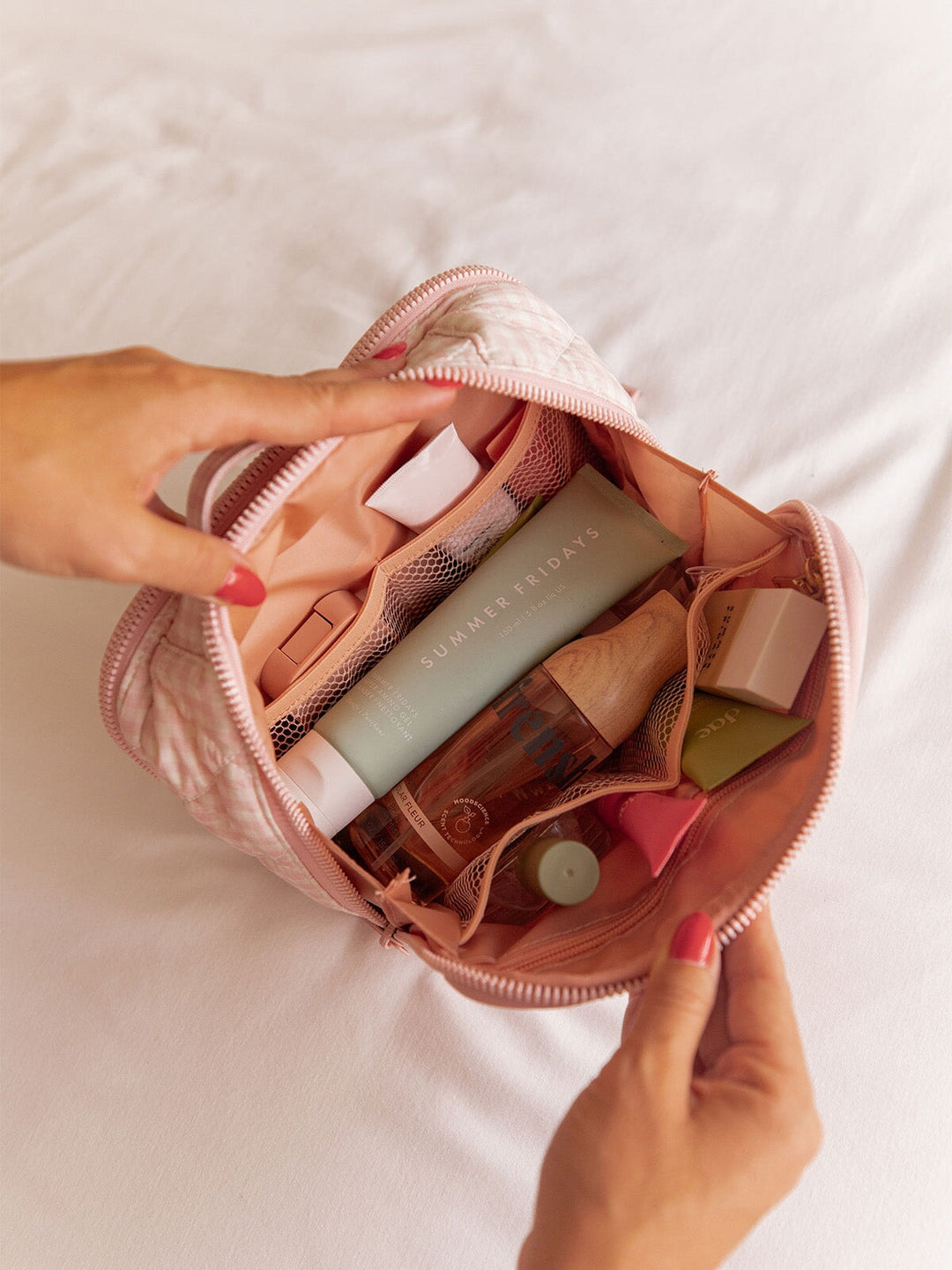 Companion Cosmetic Pink Gingham
