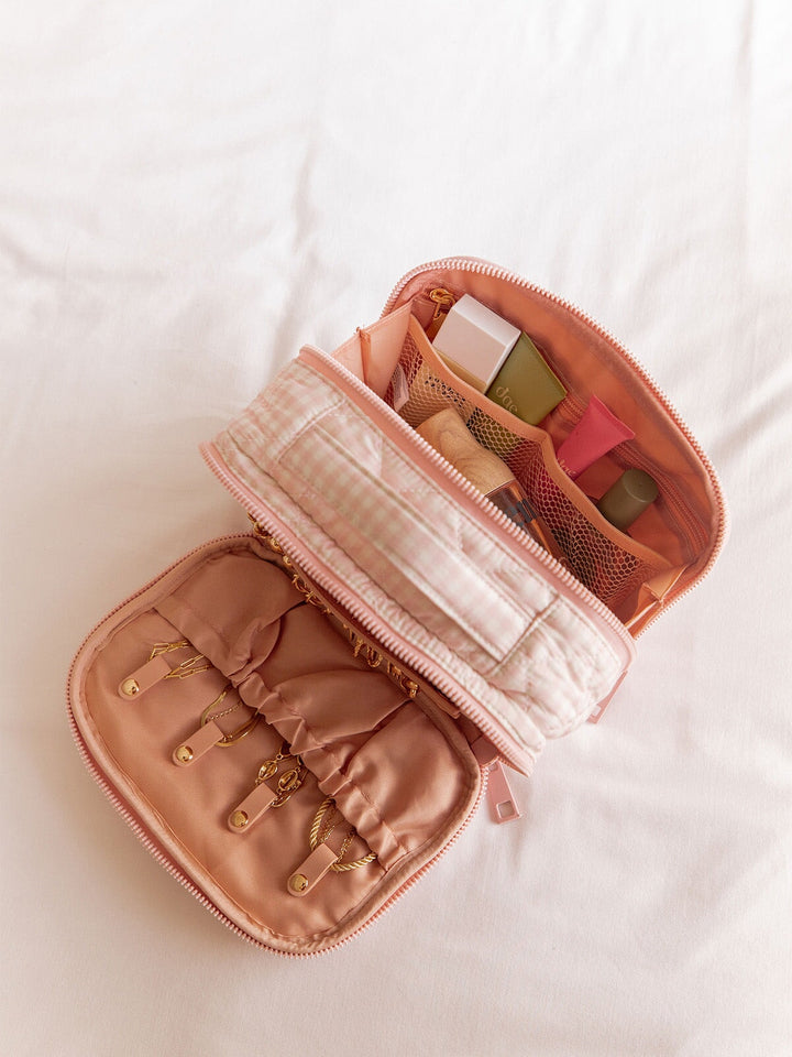 Companion Cosmetic Pink Gingham