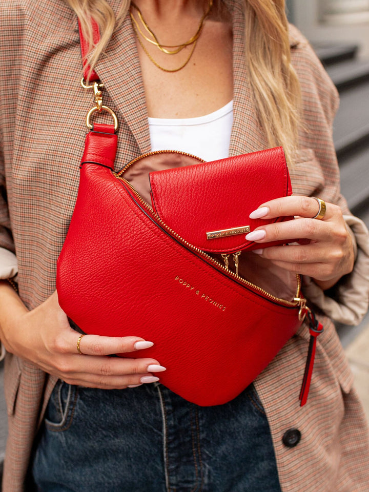 MARGAUX WALLET Red