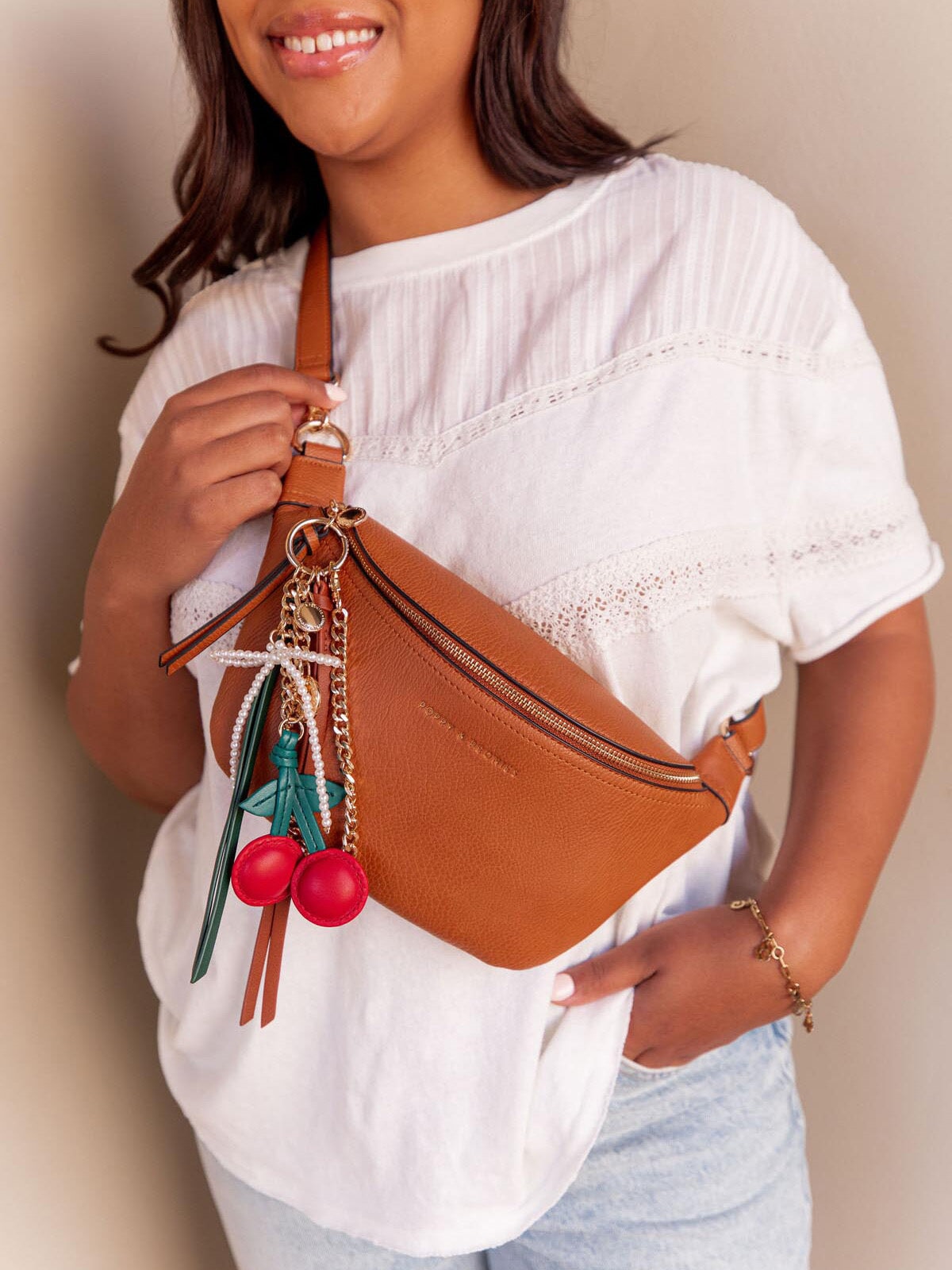 Cherry Bag Charm | Poppy and Peonies – www.poppyandpeonies-us.com