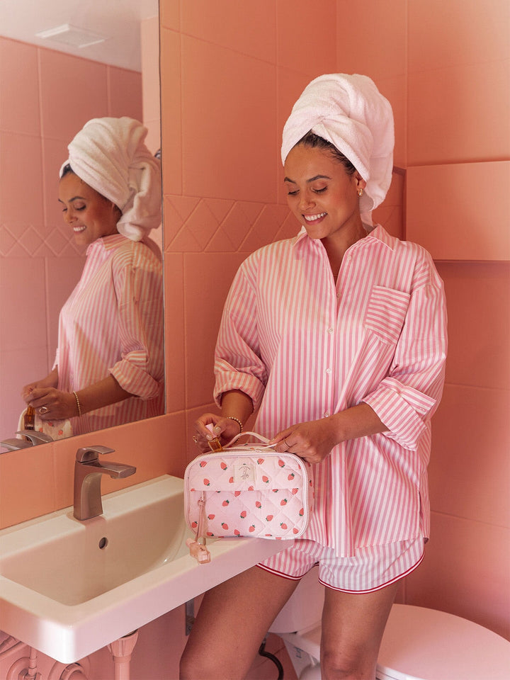 Companion Cosmetic Mini Strawberry Print