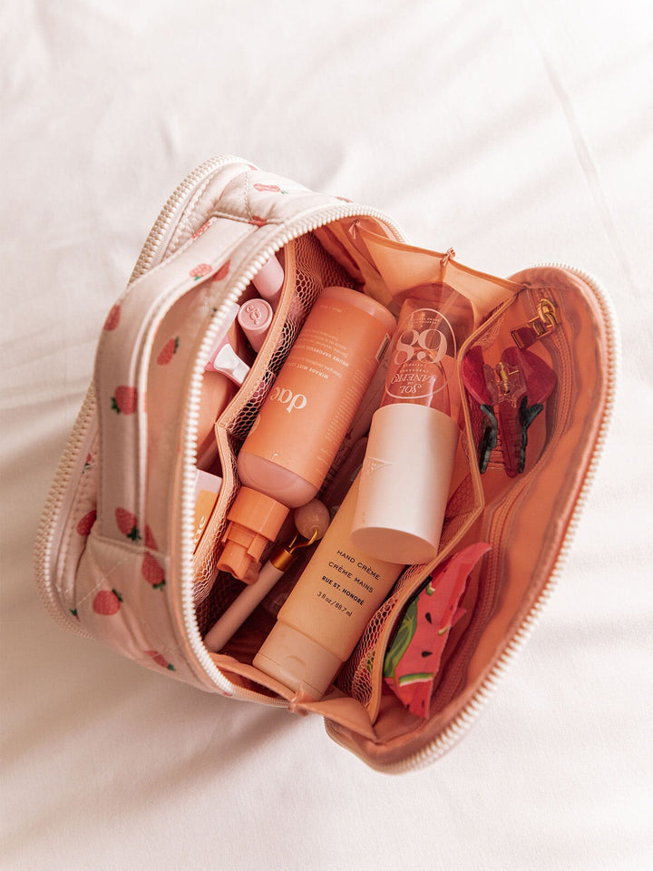 Companion Cosmetic Mini Strawberry Print