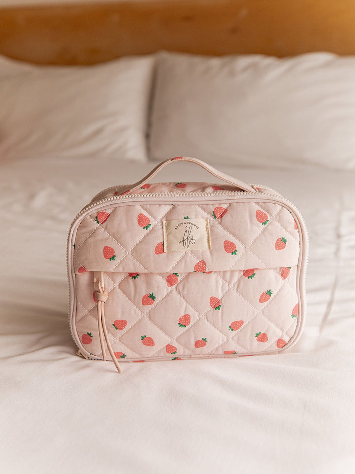 Companion Cosmetic Mini Strawberry Print