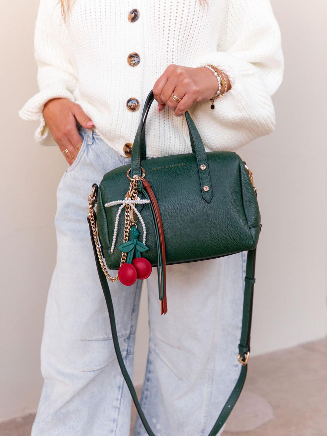 Cherry Bag Charm