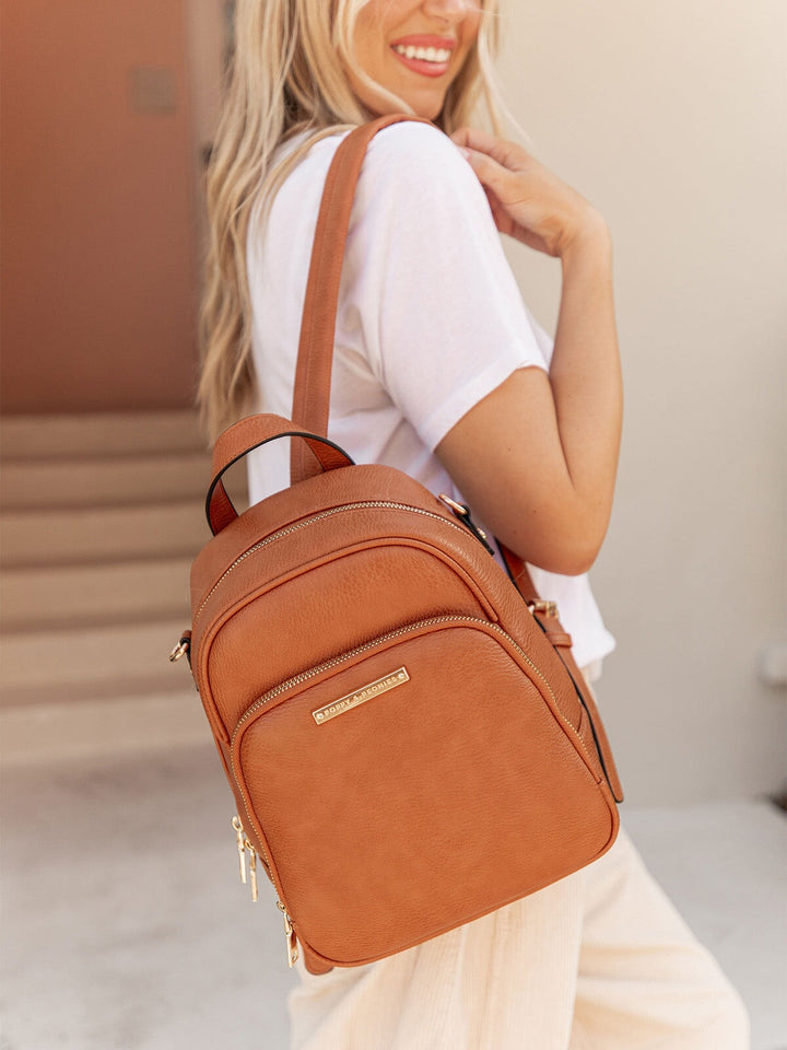 On The Fly Mini Backpack Cognac