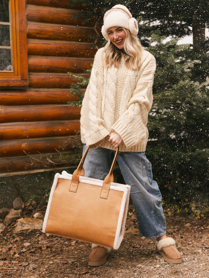 The Alpine Tote Camel