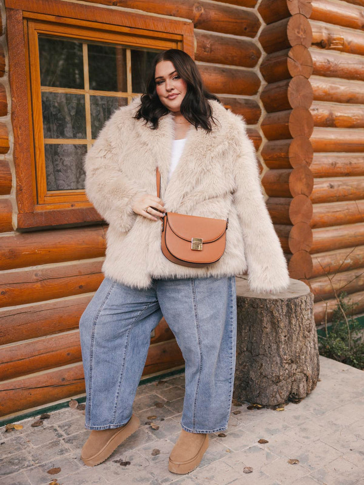 The Icon Crossbody Cognac