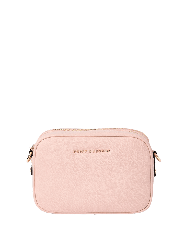 Light pink vegan leather bag 