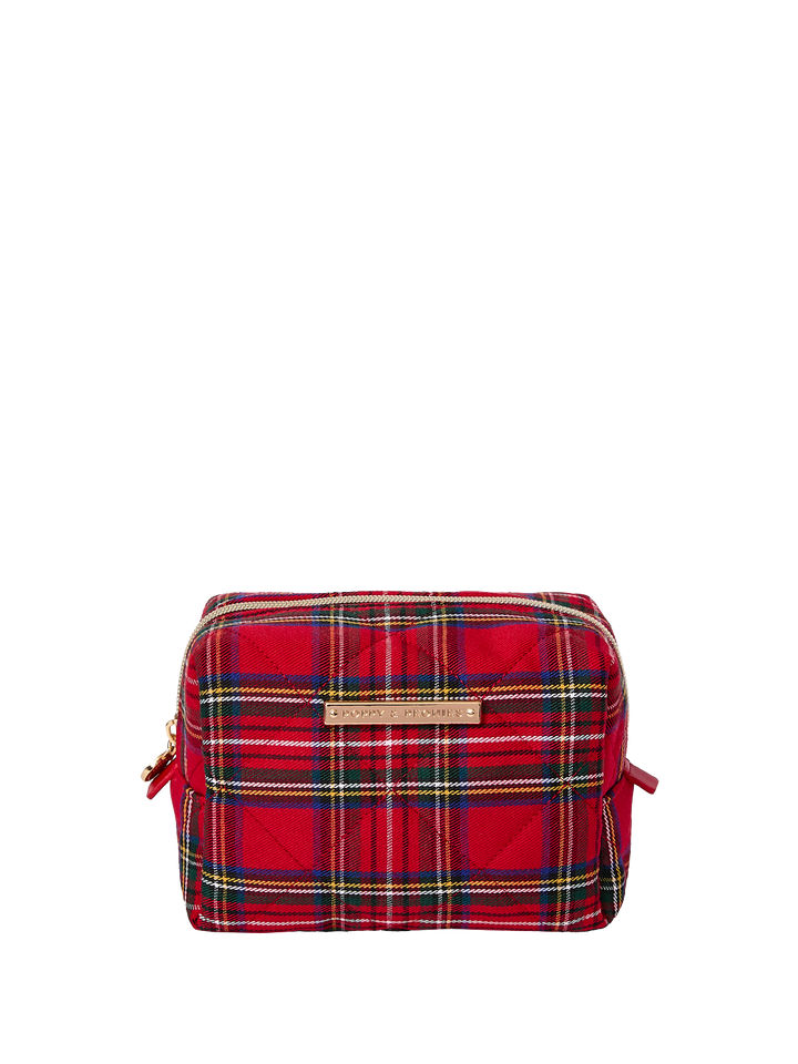Cosmetic Trio Red Plaid