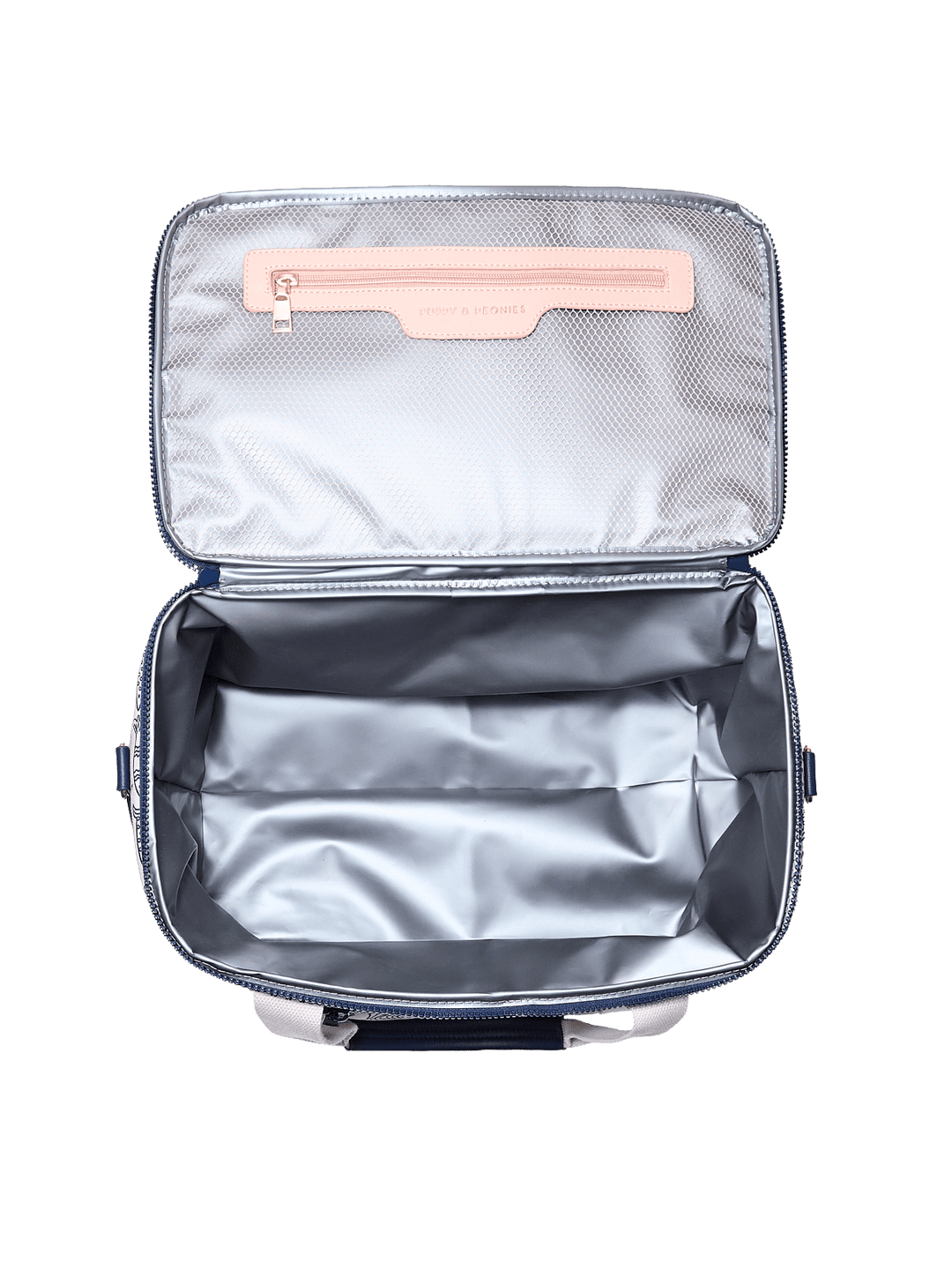 Interior of a cooler bag