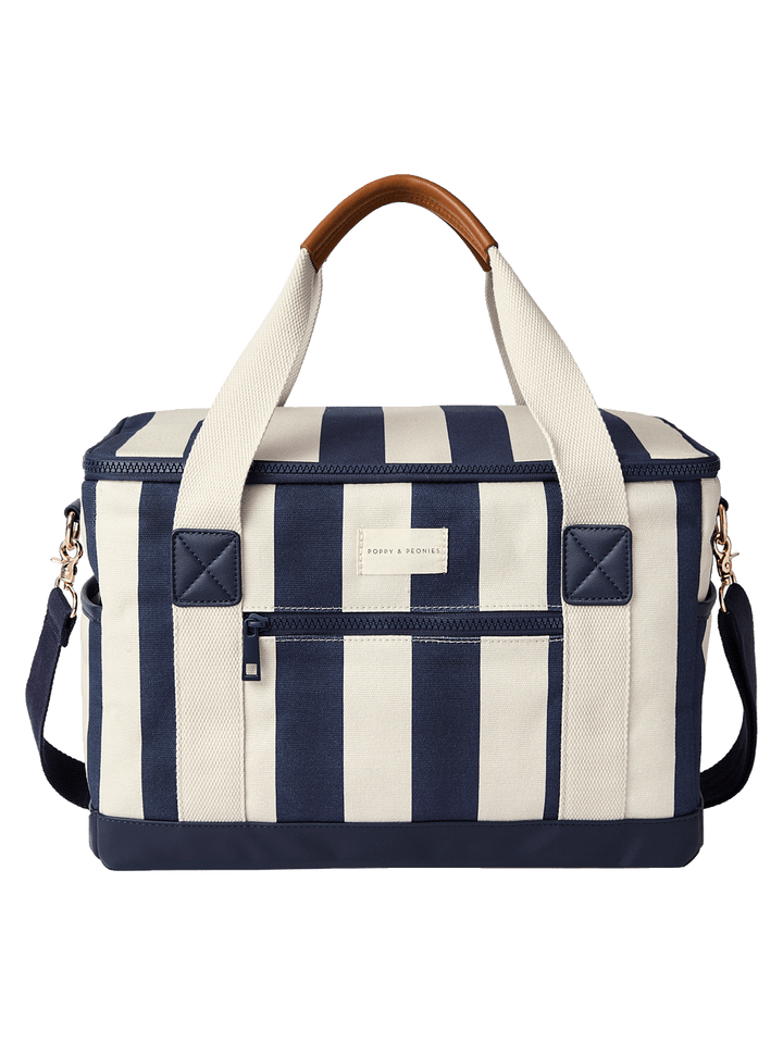Stay Cool Cooler Bag Navy Stripe