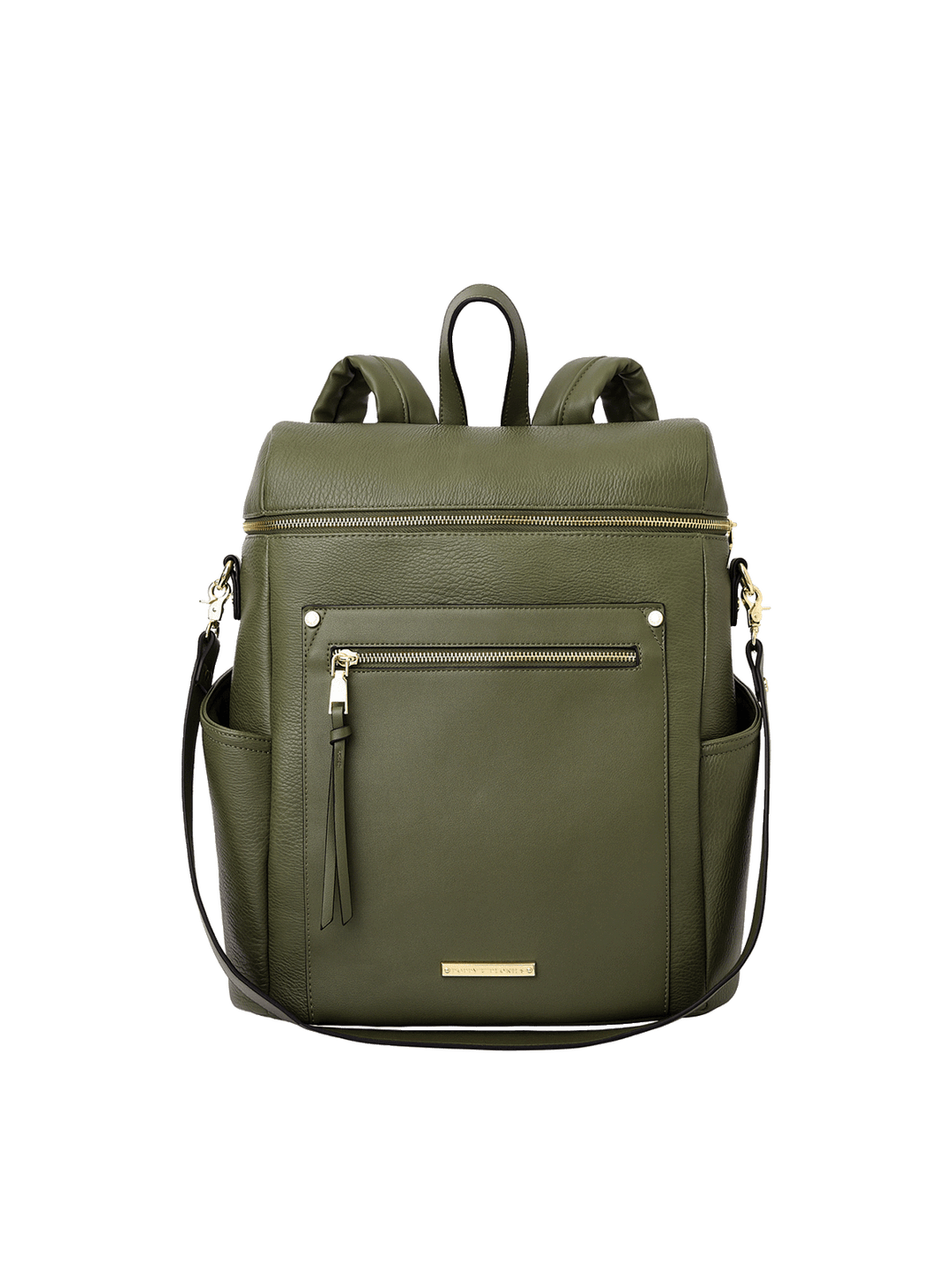 Commuter Backpack in OIive with removable shoulder strap