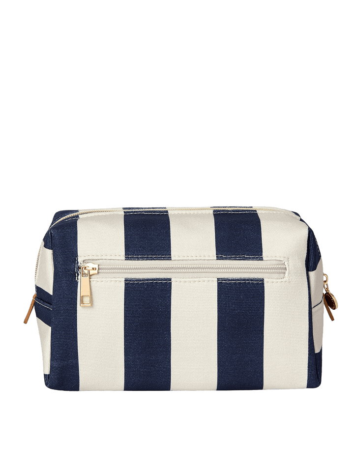 Cosmetic Trio Navy Stripe