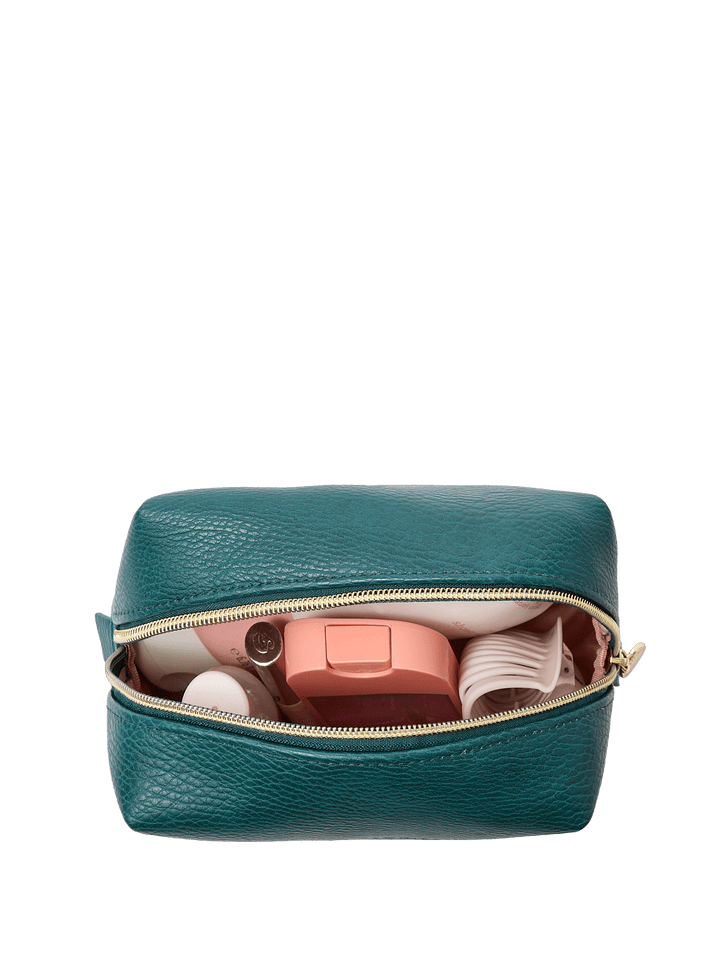 Teal Cosmetic Case