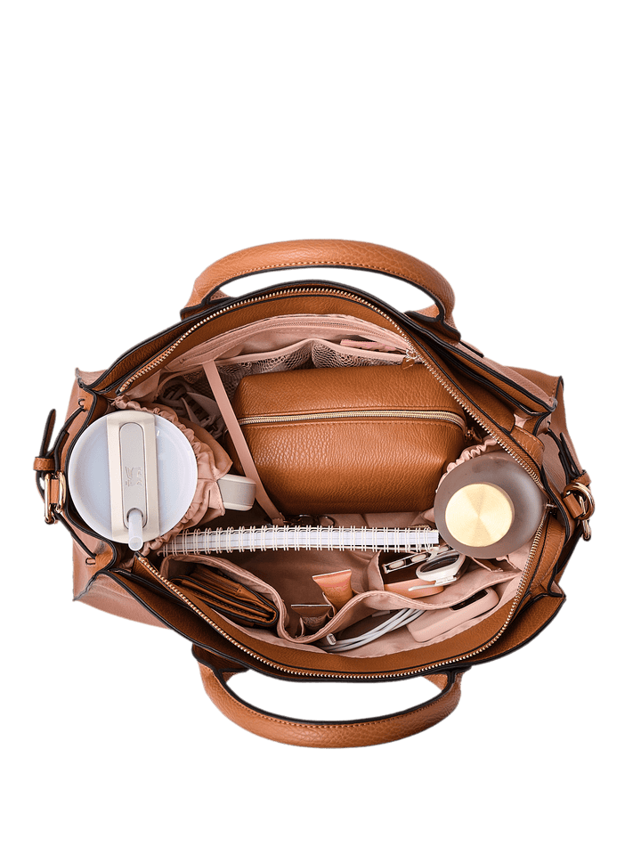 Uptown Tote Cognac