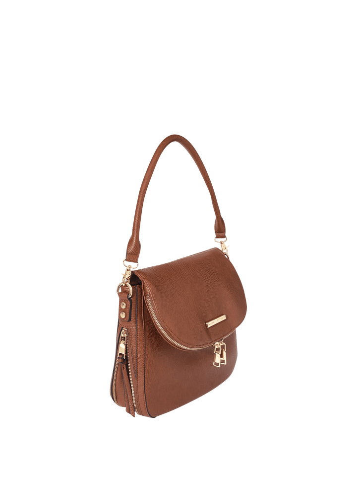 DOWNTOWN CROSSBODY Chestnut