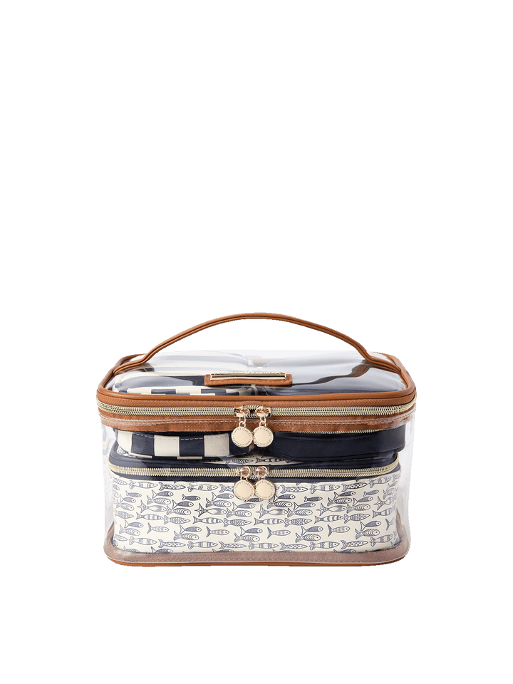 Getaway Cosmetic Set Sardine Print