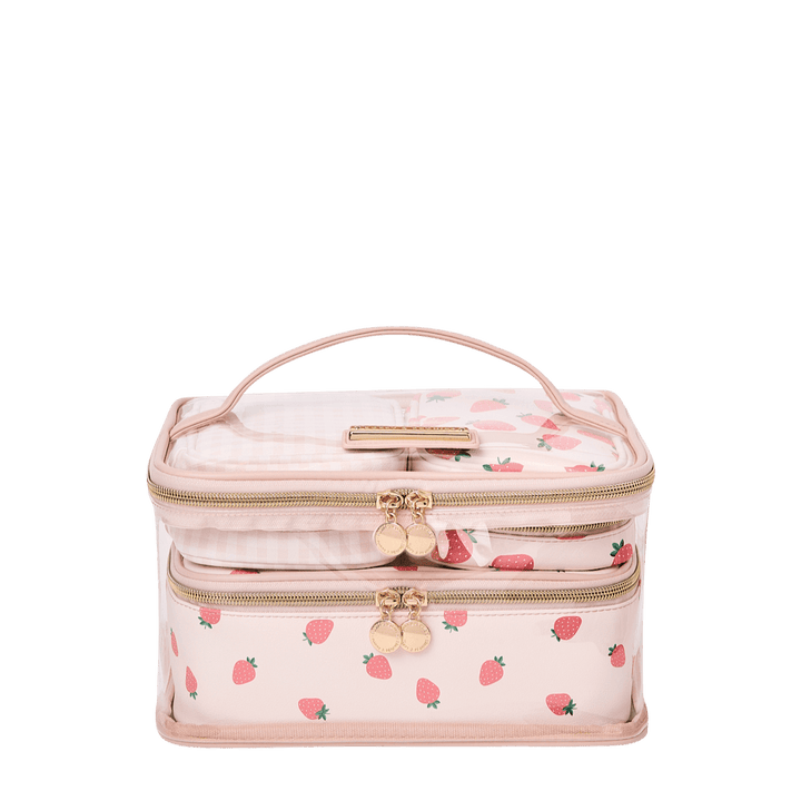 Getaway Cosmetic Set Mini Strawberry Print