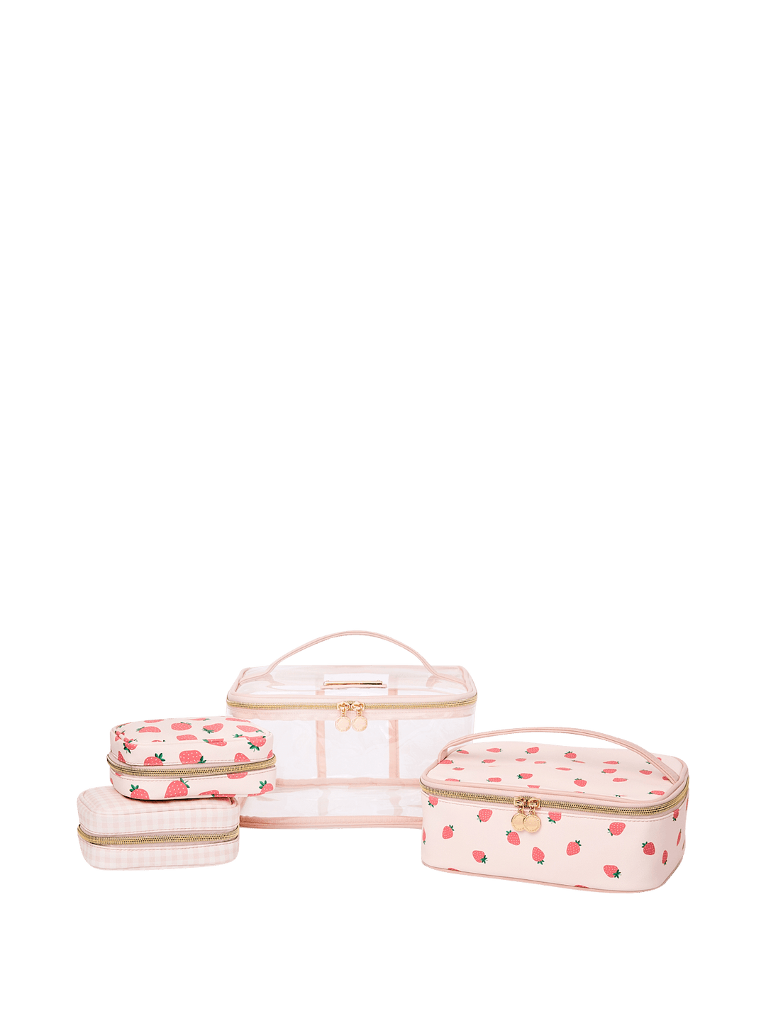 Getaway Cosmetic Set Mini Strawberry Print