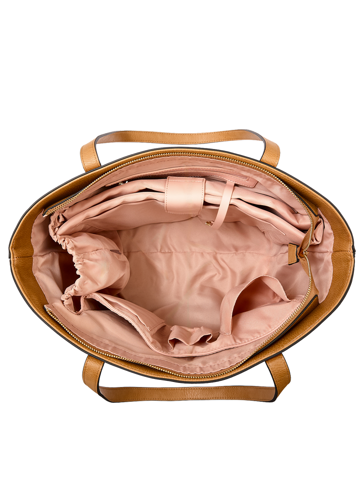 GO-GETTER TOTE camel