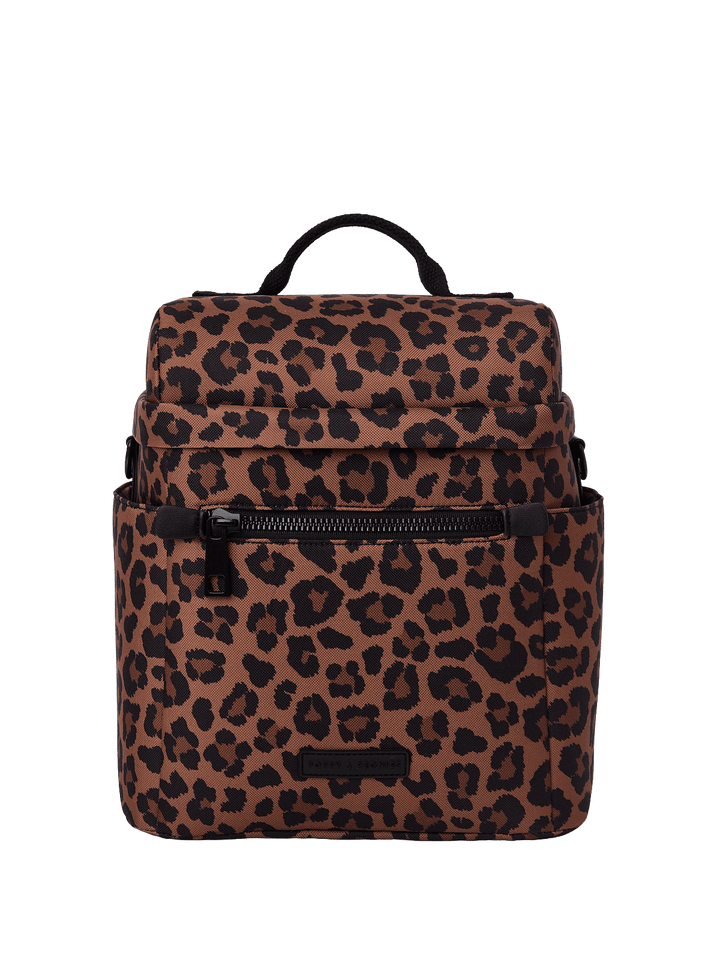 Leopard print lunch bag
