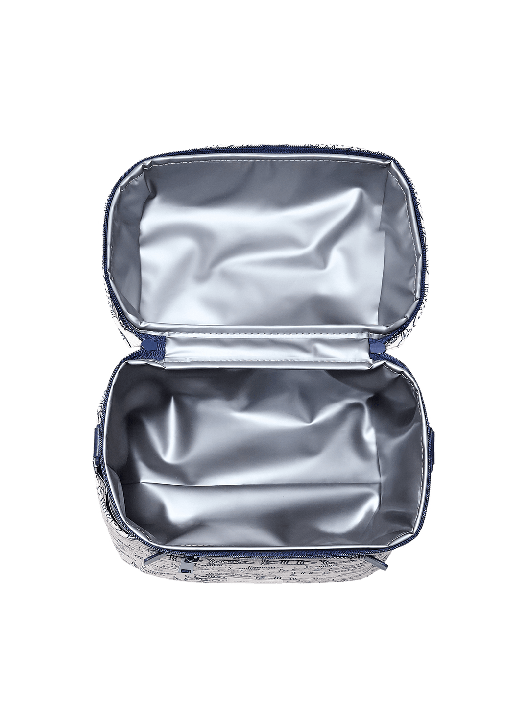 Interior of an insulated lunch bag