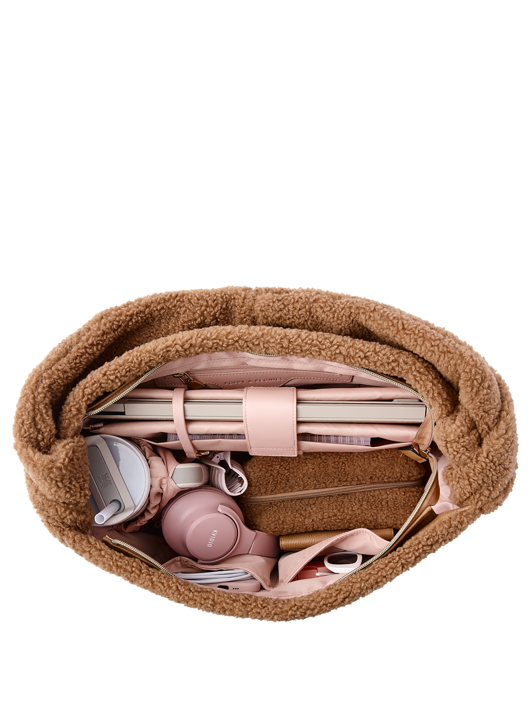 Haul It Teddy Faux Fur Camel