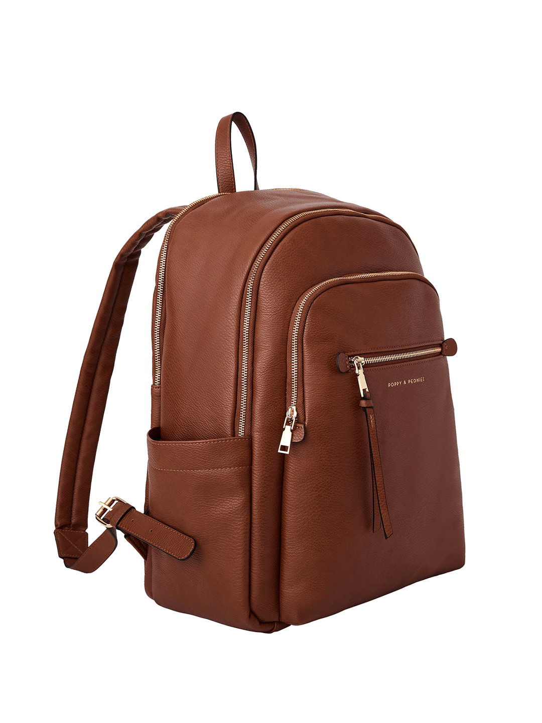 brown faux leather backpack amazon Detour Backpack Chestnut