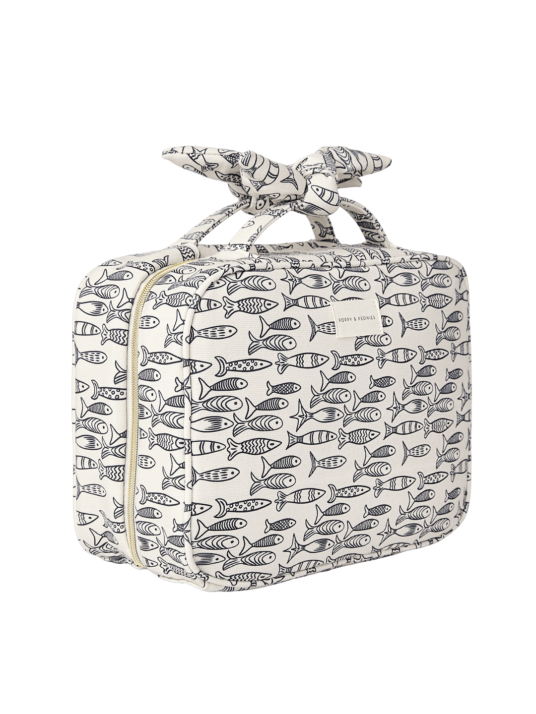 cary baf for fish hooks Hook Me Up Cosmetic Case Sardine Print