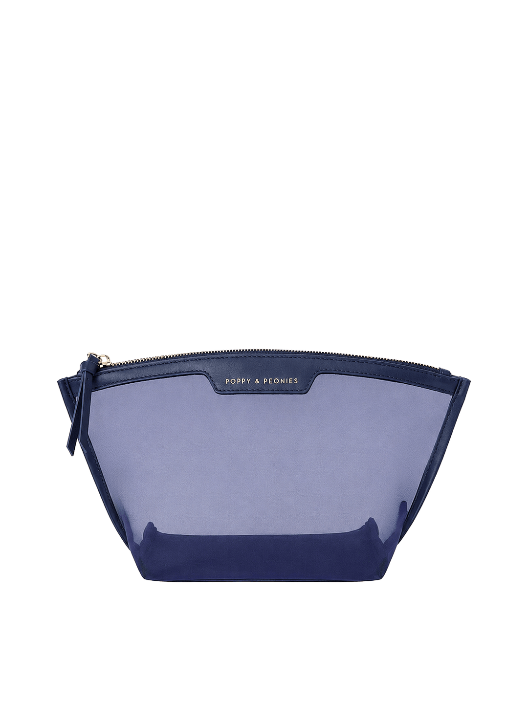 Navy blue cosmetic bag 