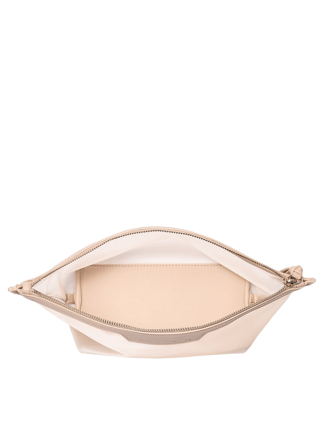 Open nude mesh bag