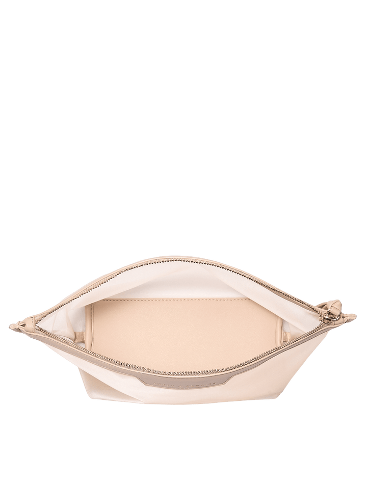Open nude mesh bag