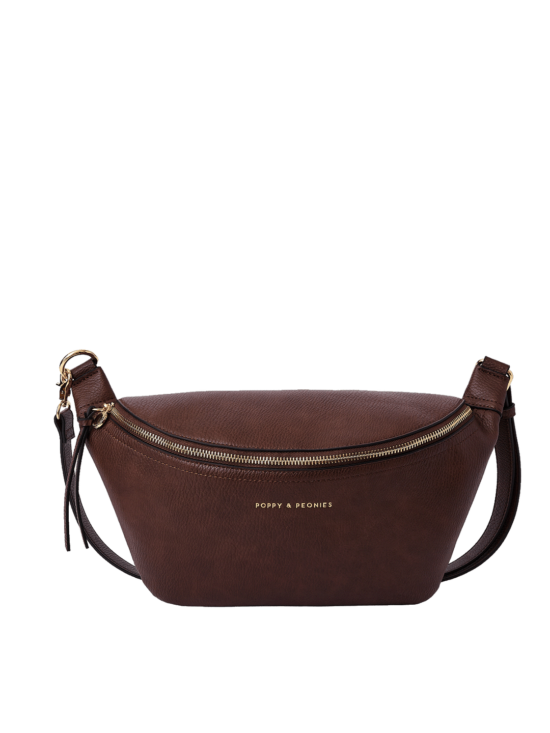 The Large Sidekick in Espresso with adjustable crossbody strap