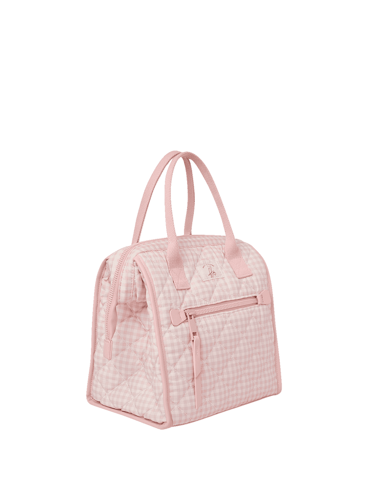 The Lunch Bag Quilted Pink Gingham