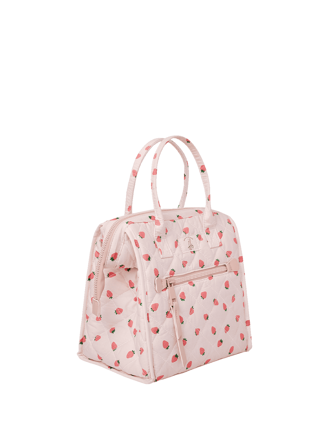 The Lunch Bag Quilted Mini Strawberry Print