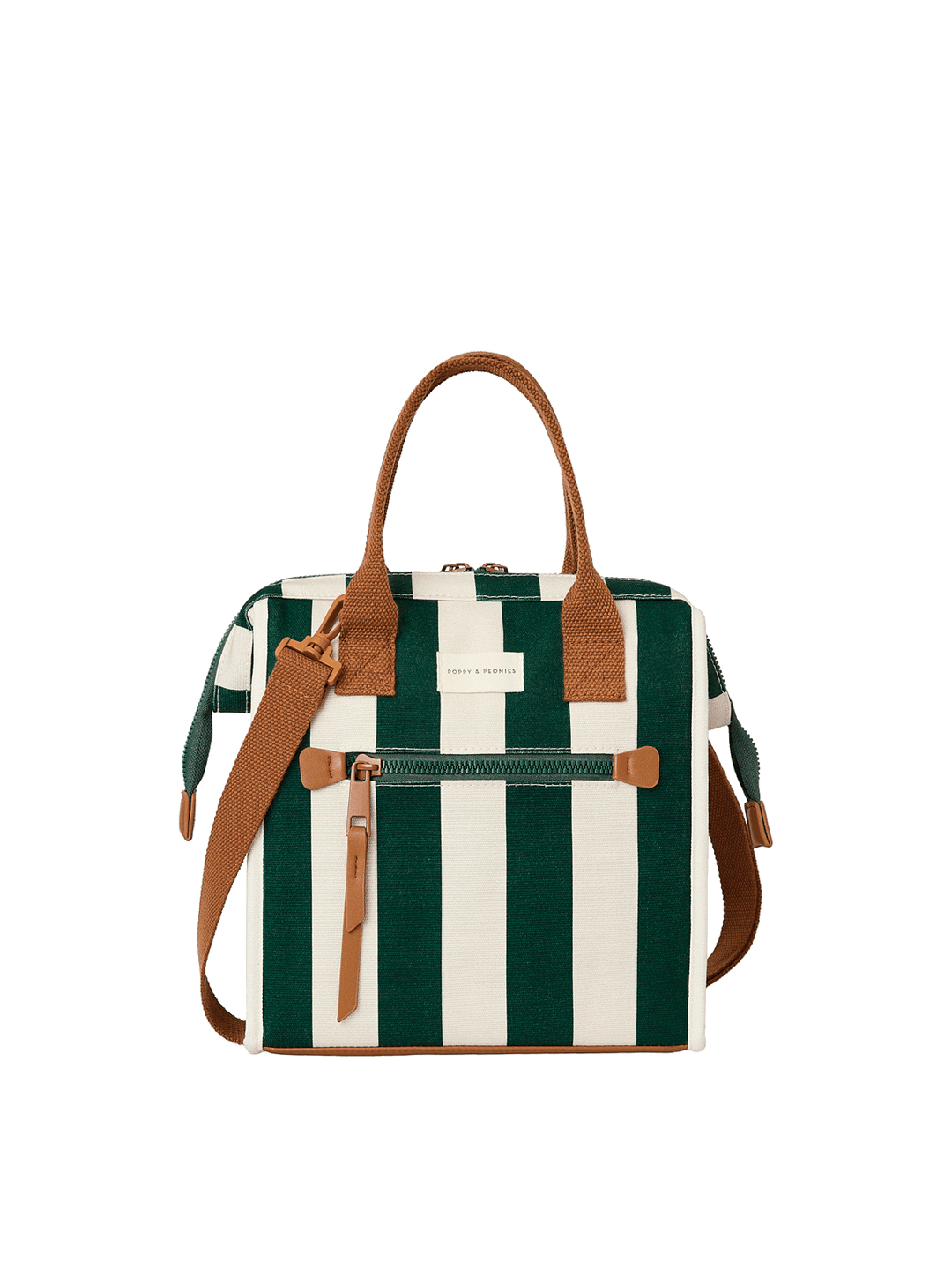 The Lunch Bag Green Stripe