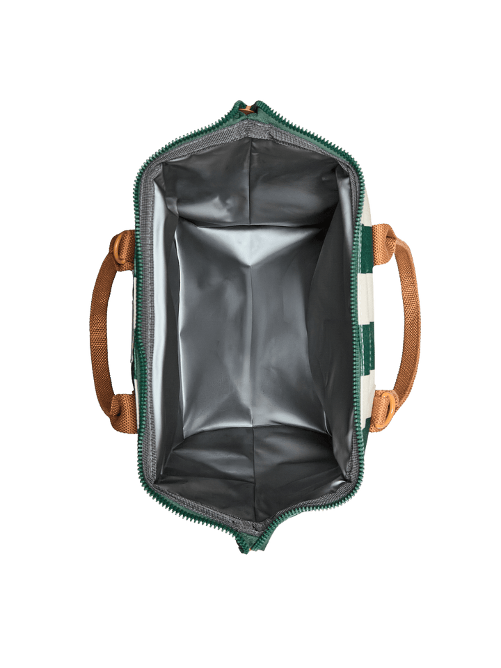 Open insulated lunch bag