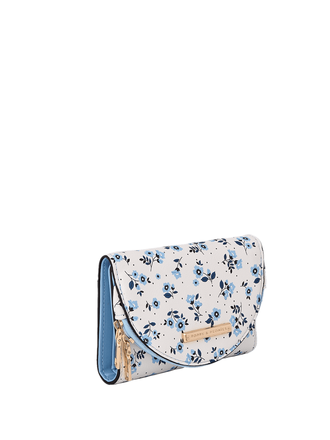 Margaux Wallet Blue Floral