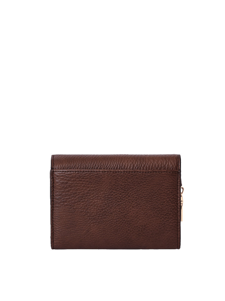 Back view of the Margaux Wallet in Espresso