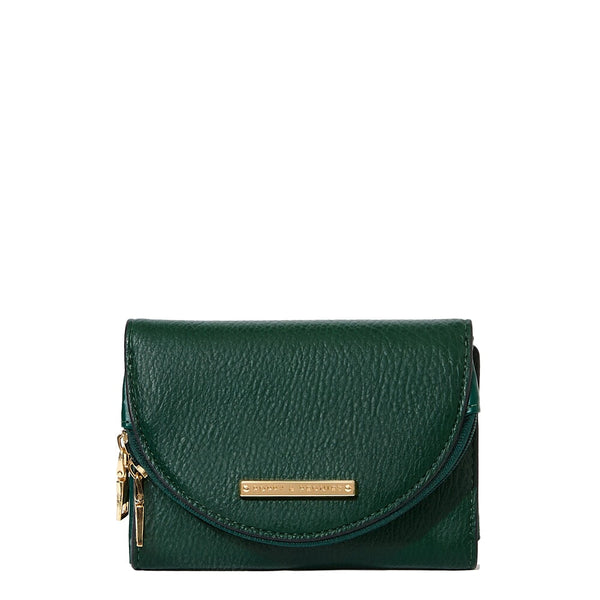 小物 palace  leather hanging wallet green MARGAUX WALLET Heritage Green – www.poppyandpeonies-us.com