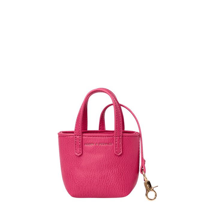 Micro Tote Bag Charm Pink