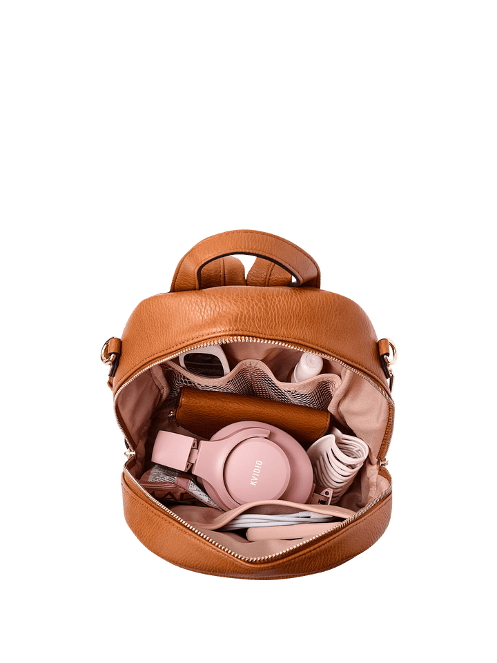 On The Fly Mini Backpack Cognac